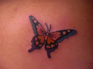 Butterfly Tattoo Touch-up AFTER